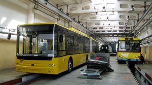 Киевское троллейбусное депо №1 пополнилось троллейбусами 