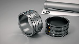 Часы-кольцо Ring Clock