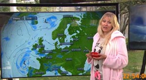 Телеведущая рассказывала о прогнозе погоды 33 часа подряд