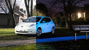 Новий «світиться» автомобіль Leaf від Nissan