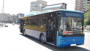 В Киеве выпустили автобус с метановым двигателем