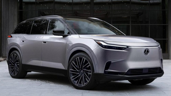 На рендерах показали новый кроссовер Lexus.