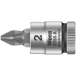 Отверточная головка WERA 1/4 Zyklop 8755 A, PZ 2×28,0мм, 05003354001