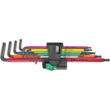 Набір Г-подібних подовжених ключів WERA 967/9 TX XL Multicolour 1, 05024480001