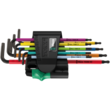 Набір Г-подібних ключів WERA, 967/9 TX BO Multicolour 1 BlackLaser, 05024335001