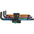 Набір Г-подібних ключів, метричних, Wera 950 SPKL/9 SM N SB Multicolour, BlackLaser 05073593001