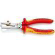 Кліщі для видалення ізоляції, з функцією різання кабелю Knipex StriX хромовані 180 mm Knipex 13 66 180