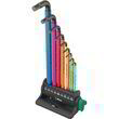 Набір Г-подібних ключів WERA 950/9 Hex-Plus Multicolour 3, пластиковий тримач, 05133165001