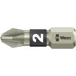 Бита WERA 3855/1 TS нержавеющая сталь, 05071021001, PZ2×25