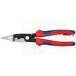 Електромонтажні кліщі Knipex 13 82 200 T (з кріпленням)